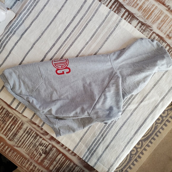 "Bend Dog" gray hoodie. Size XL - Picture 2 of 4